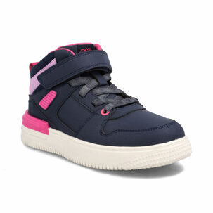 Zapatilla Niña Bubblegummers Aticuss Azul Marino - Fucsia